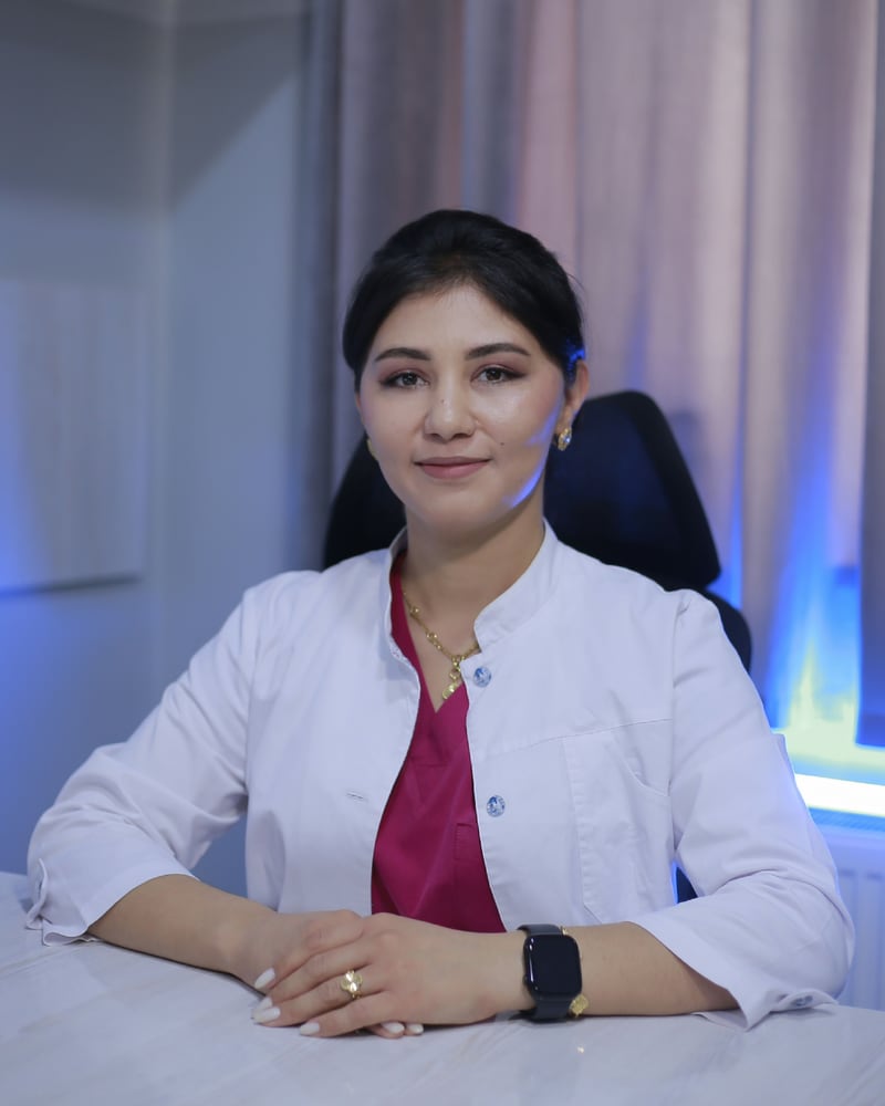 Sharipova Shaxnoza Ulug‘bekovna — akusher-ginekolog, UZI mutaxassisi, laparoskopik xirurg, «Ulug'bek Ultramed» klinikasi